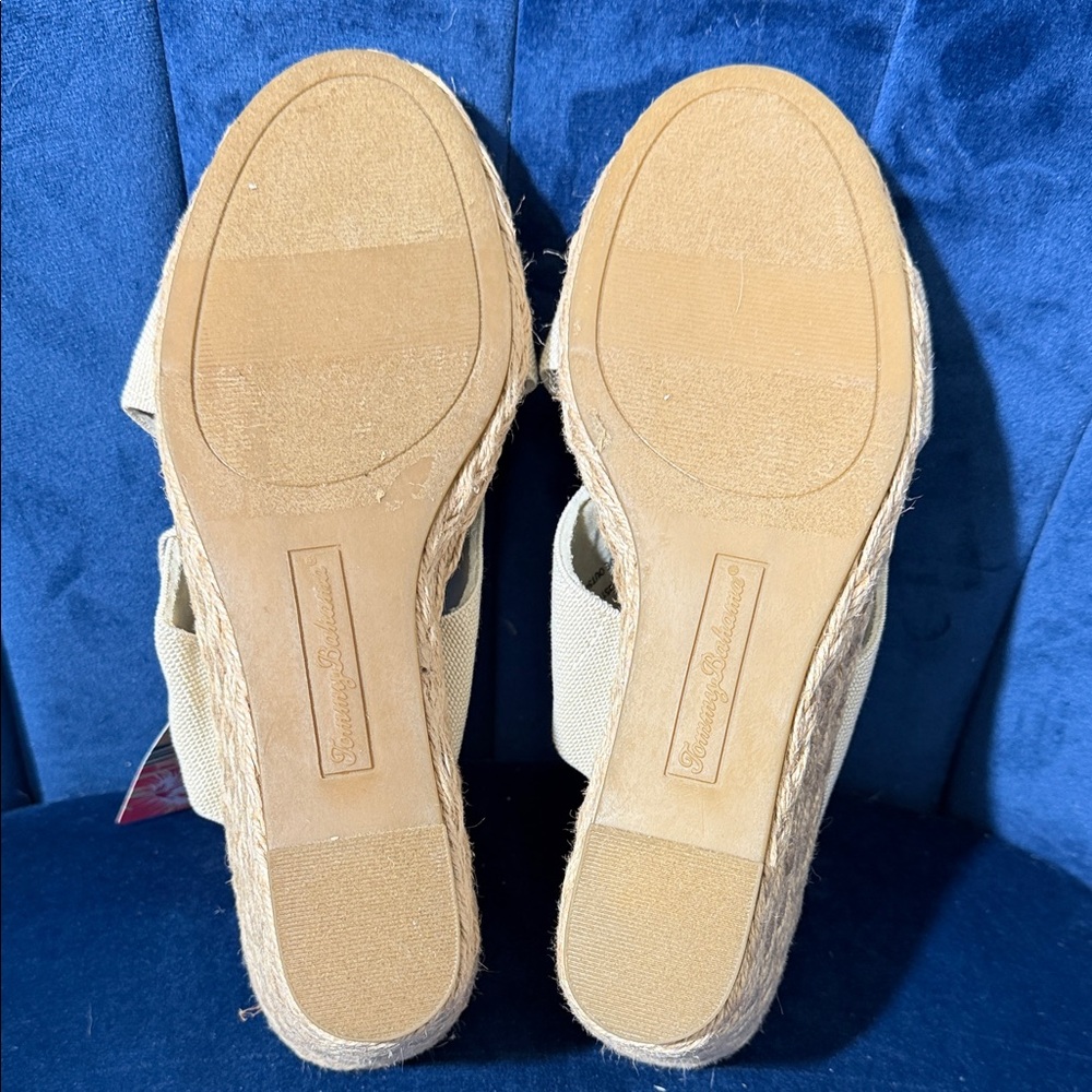 Tommy Bahama Suzette Women’s Cream Wedge Sandals Size 9 NWT - Picture 6 of 6